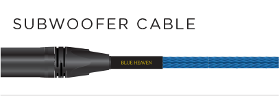 Blue Heaven Subwoofer Cable