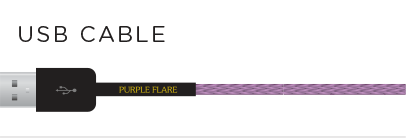 Purple Flare USB Cable
