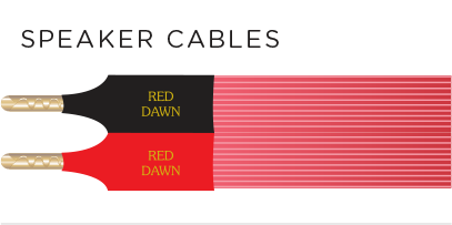 Red Dawn Speaker Cables