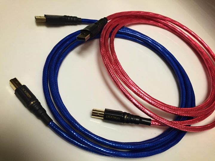 A beautiful display of our Heimdall 2 and Blue Heaven USB cables!