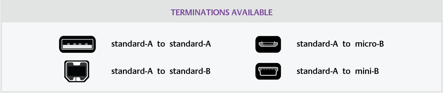 purple flare USB terminations_1