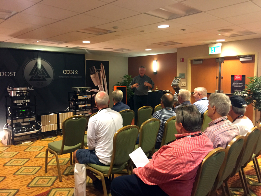 Nordost VP of North American Sales, Michael Taylor, gives a great product demo!