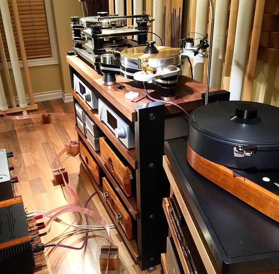 Audio By Mark Jones has a beautiful showroom seen here wired with Norse 2 and Valhalla 2 cables
