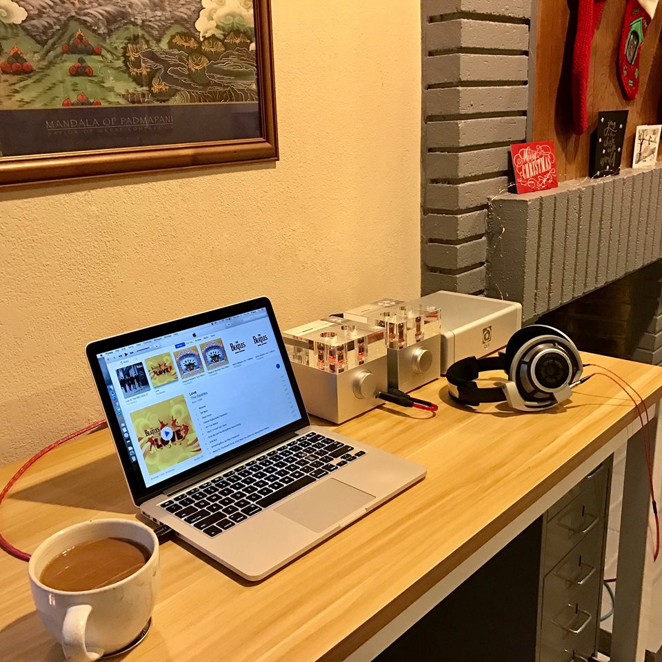 "Work can be fun" with Woo Audio's great home office setup!
